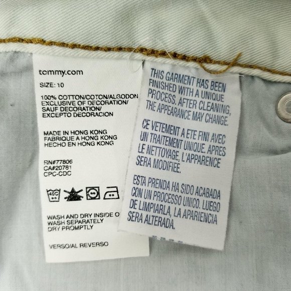 Tommy Hilfiger Jeans Flare Wide Leg 2005 Cut Off - Picture 12 of 12